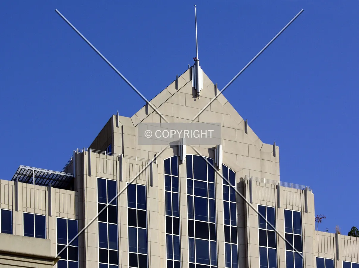 Detail of the top of the western side