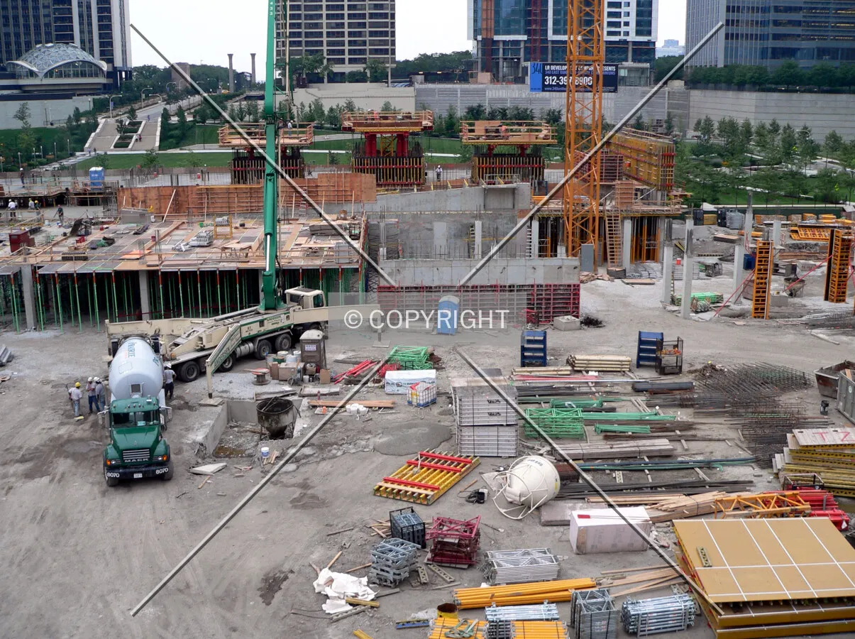 View to the south from Wacker Drive