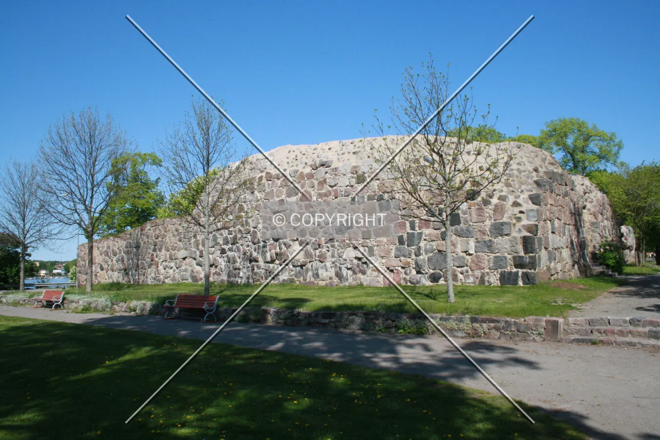 Ruins of the Västervik castle