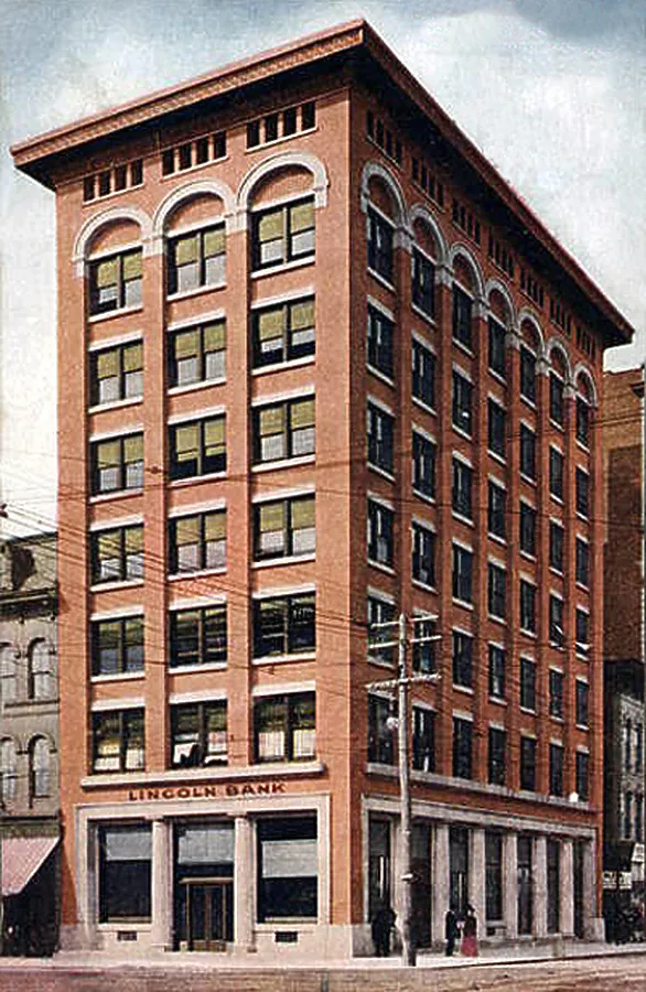 Vintage view from the northeast