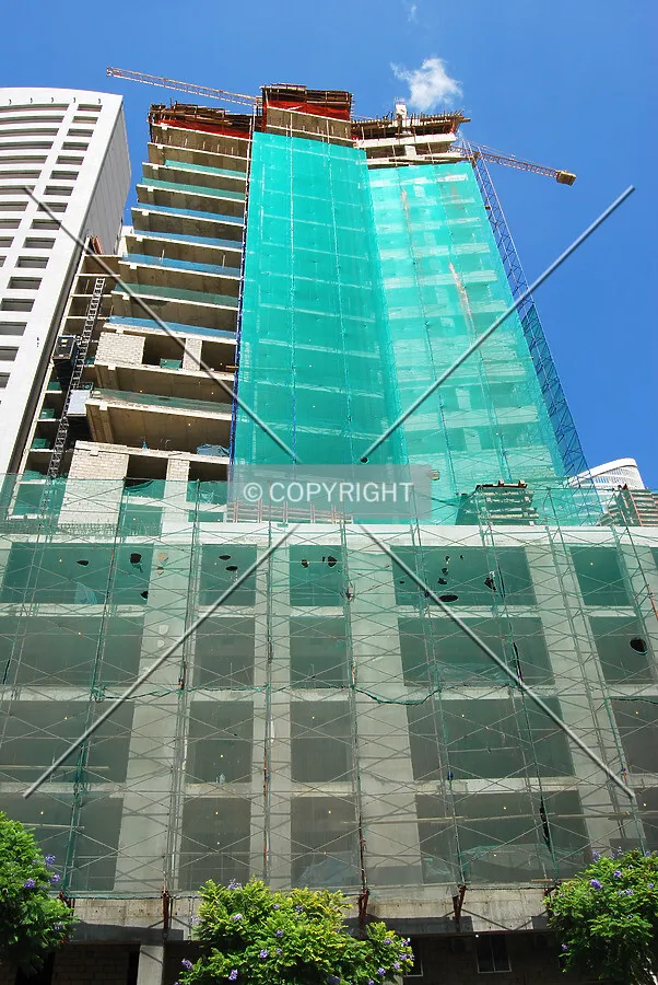 Looking up from Adnan el Hakim Street