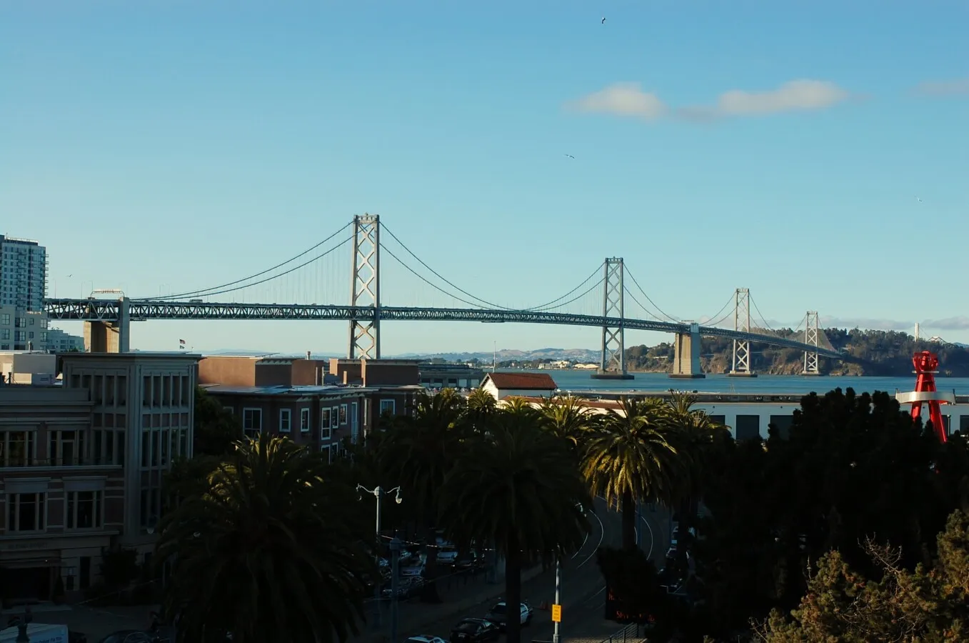 Distant view from the southwest