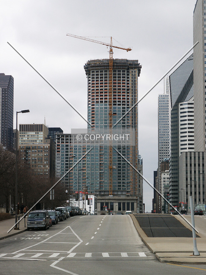 Looking west on Randolph Street