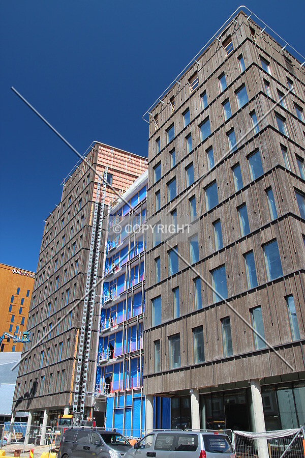 View of the southwest facade