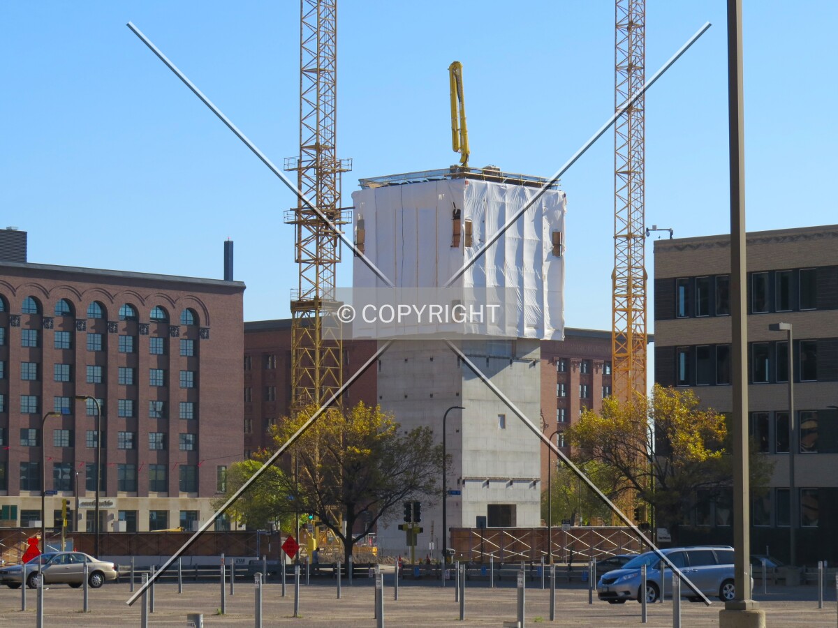 View to the east from 5th Street South