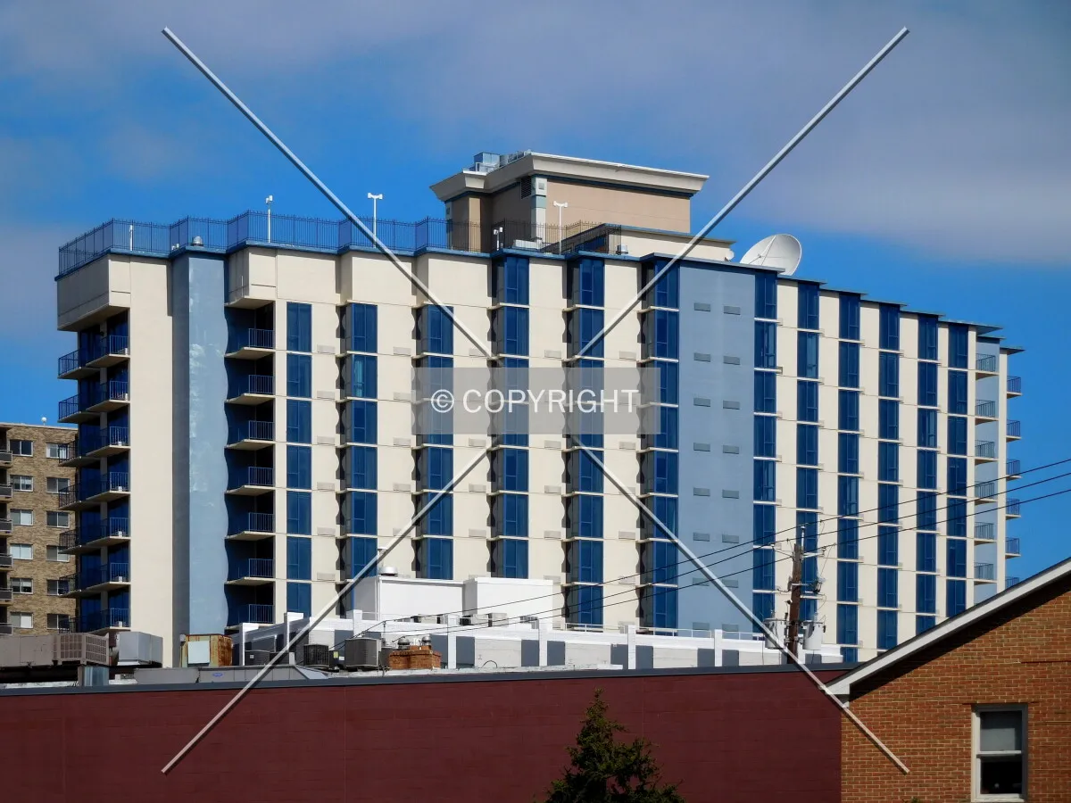 Upper floors from the southwest