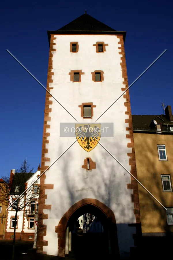 Looking up from the south