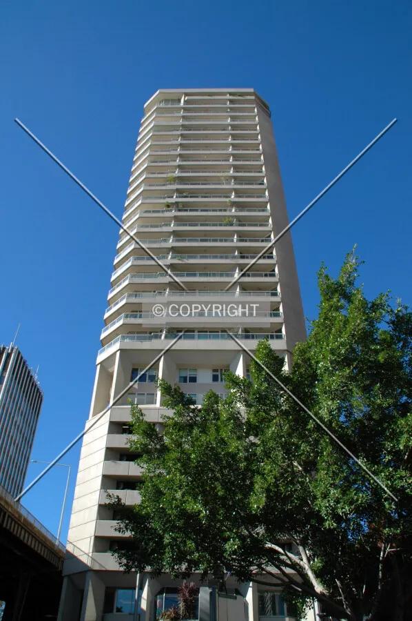 Looking up the west side
