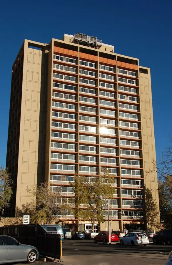 View from the west