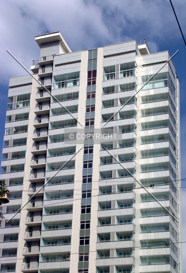 The upper floors as seen from the southwest