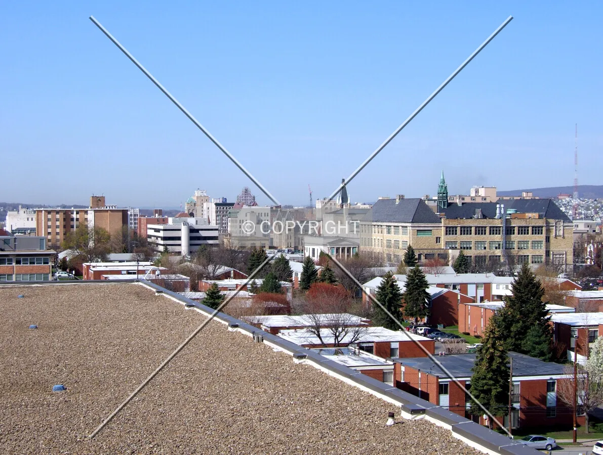 Downtown from the northeast