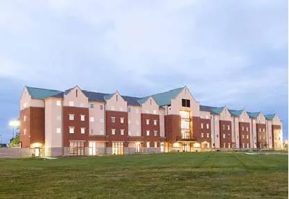 View from the northeast