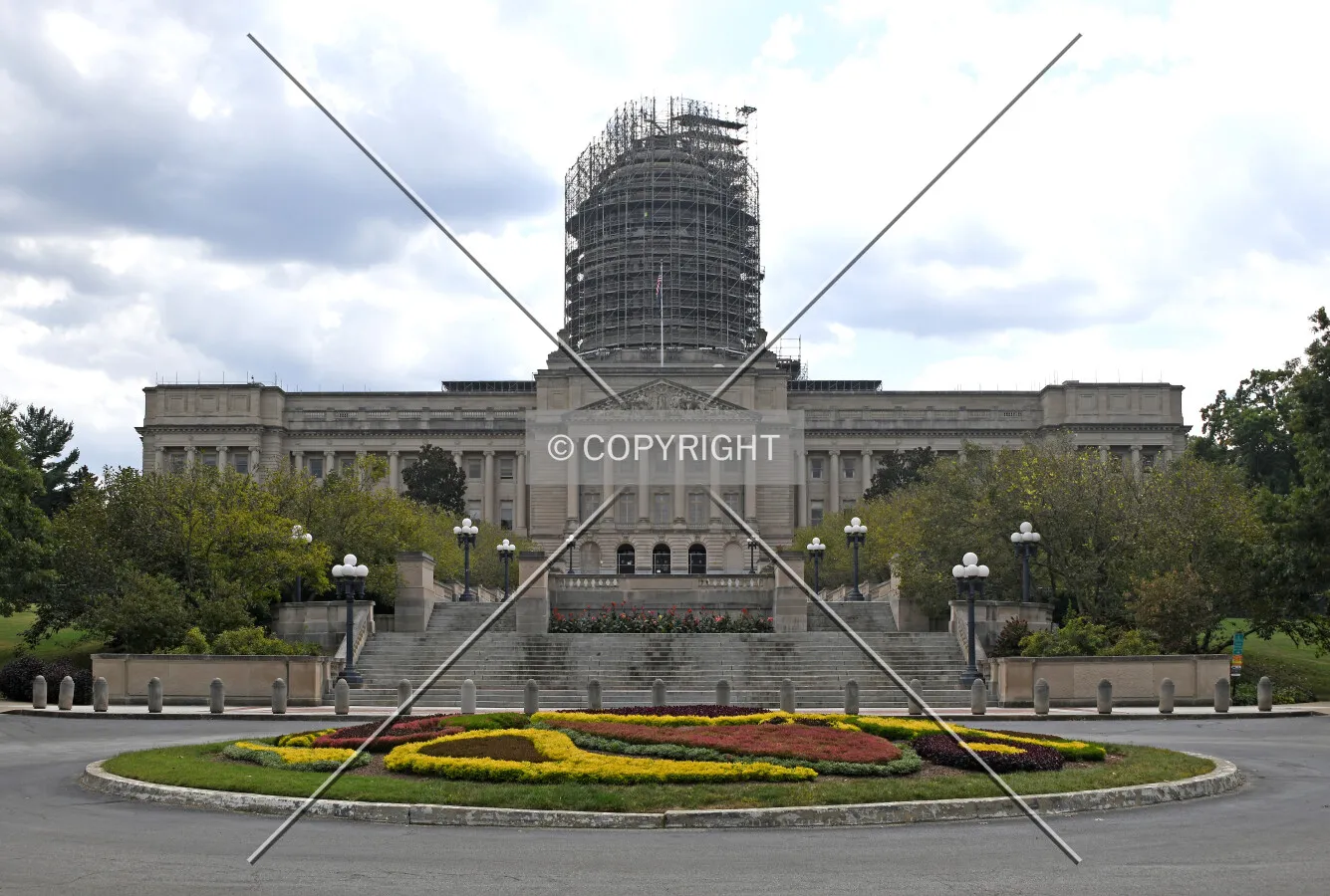 View from the north