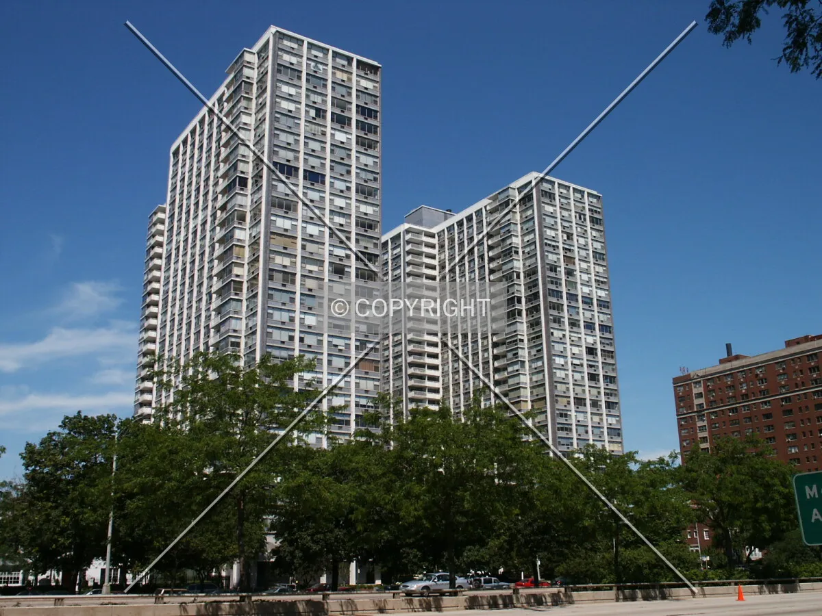 View from across Lake Shore Drive
