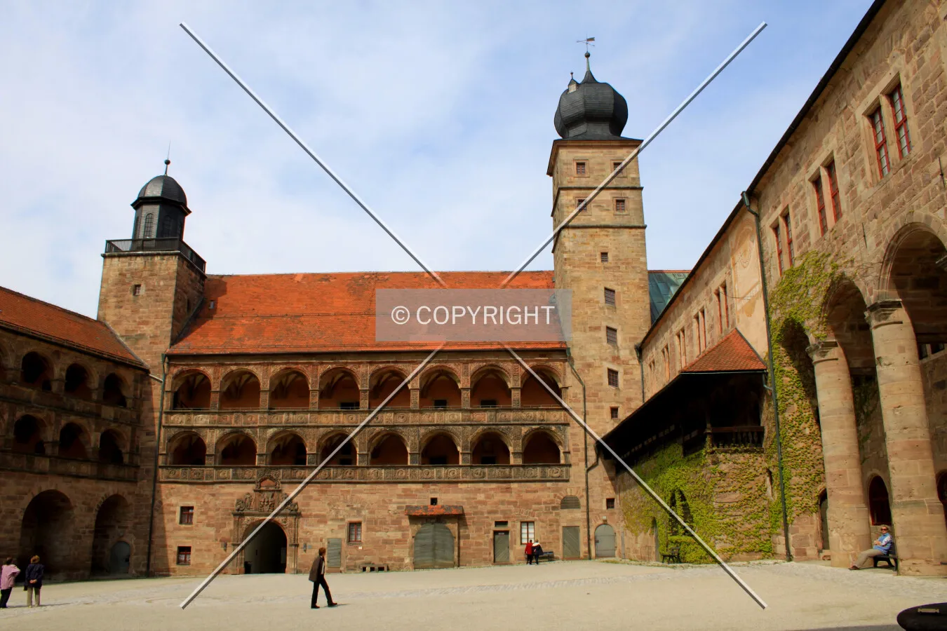 Inner courtyard