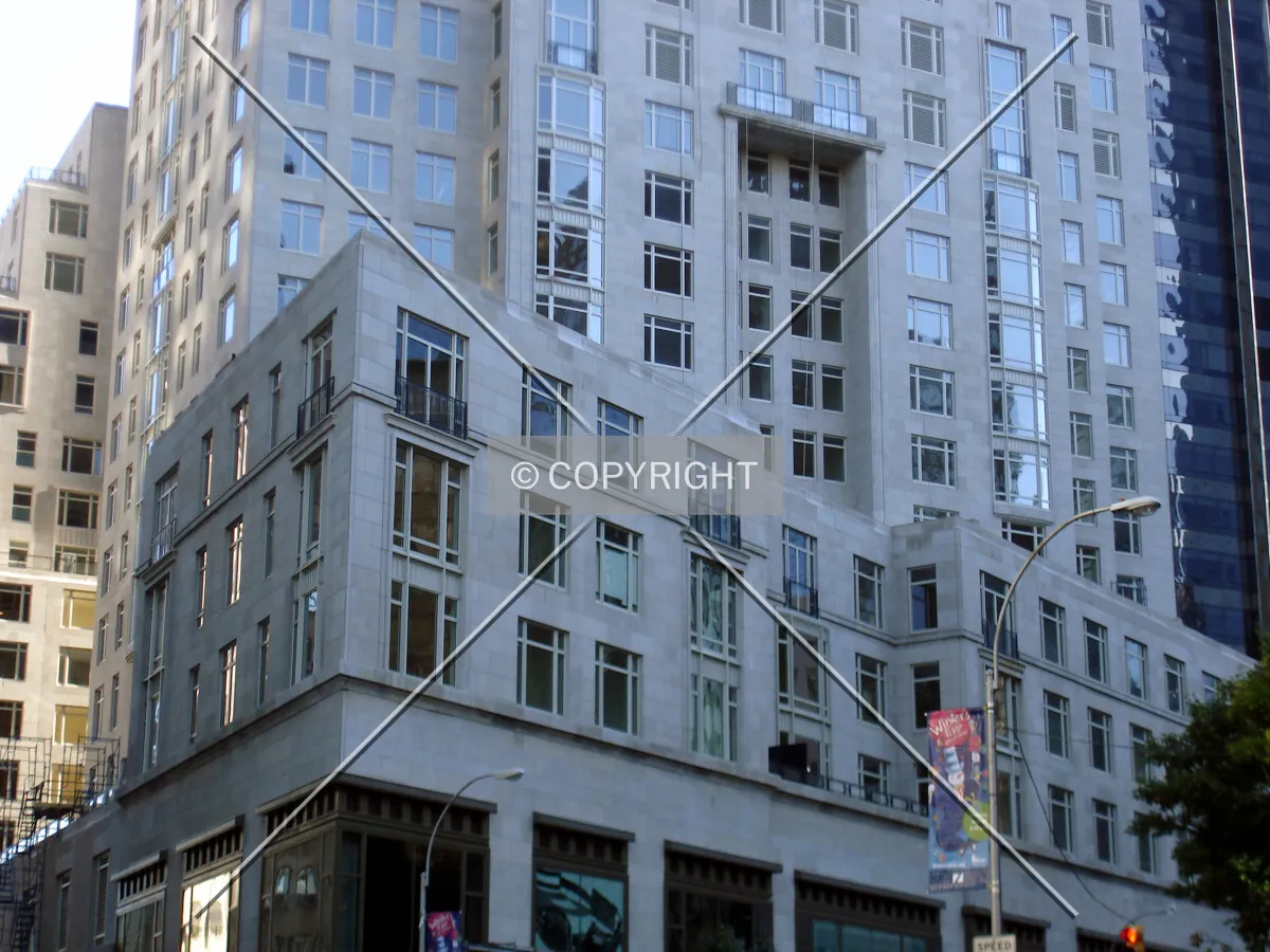 Lower floors above the retail section