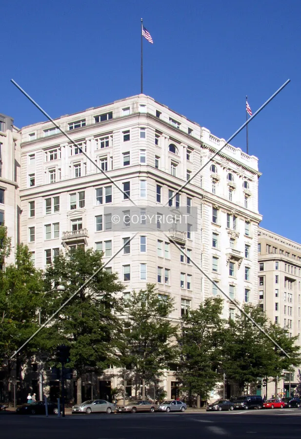 Looking northeast from Pennsylvania Avenue