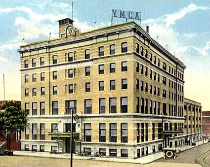 Vintage view from the southwest