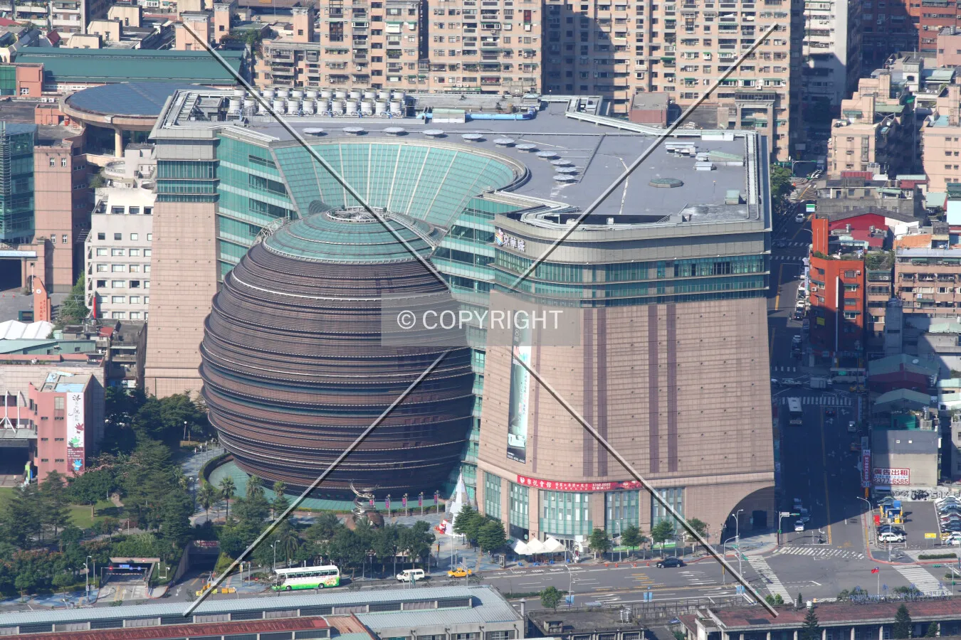 View from Taipei 101 Observatory