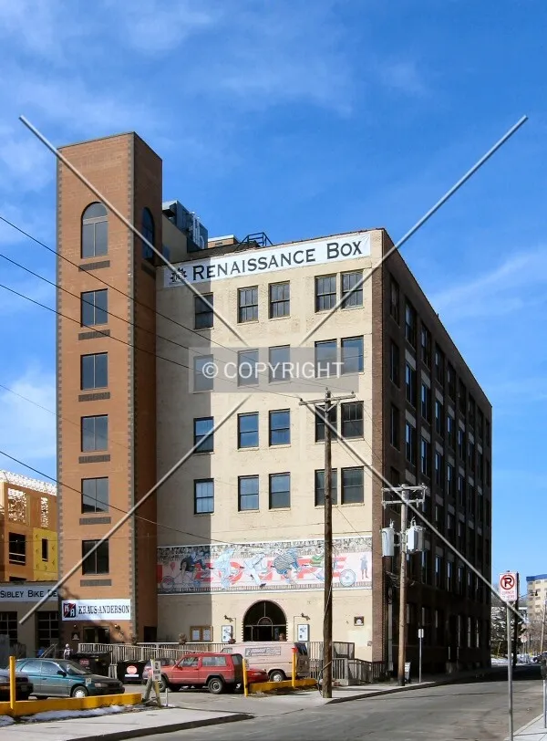 View to the northwest from East 9th Street