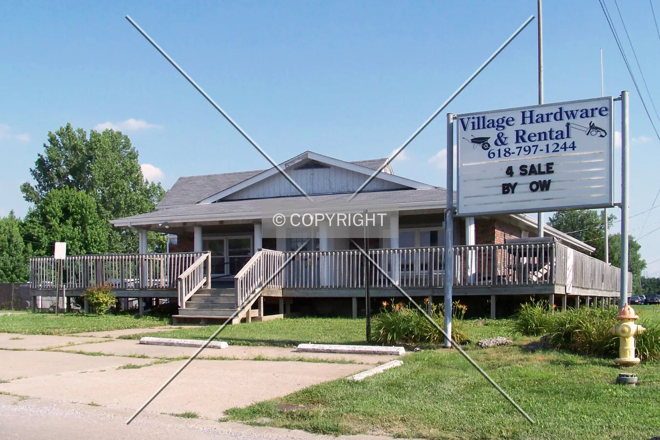View from the northwest; June 25, 2009