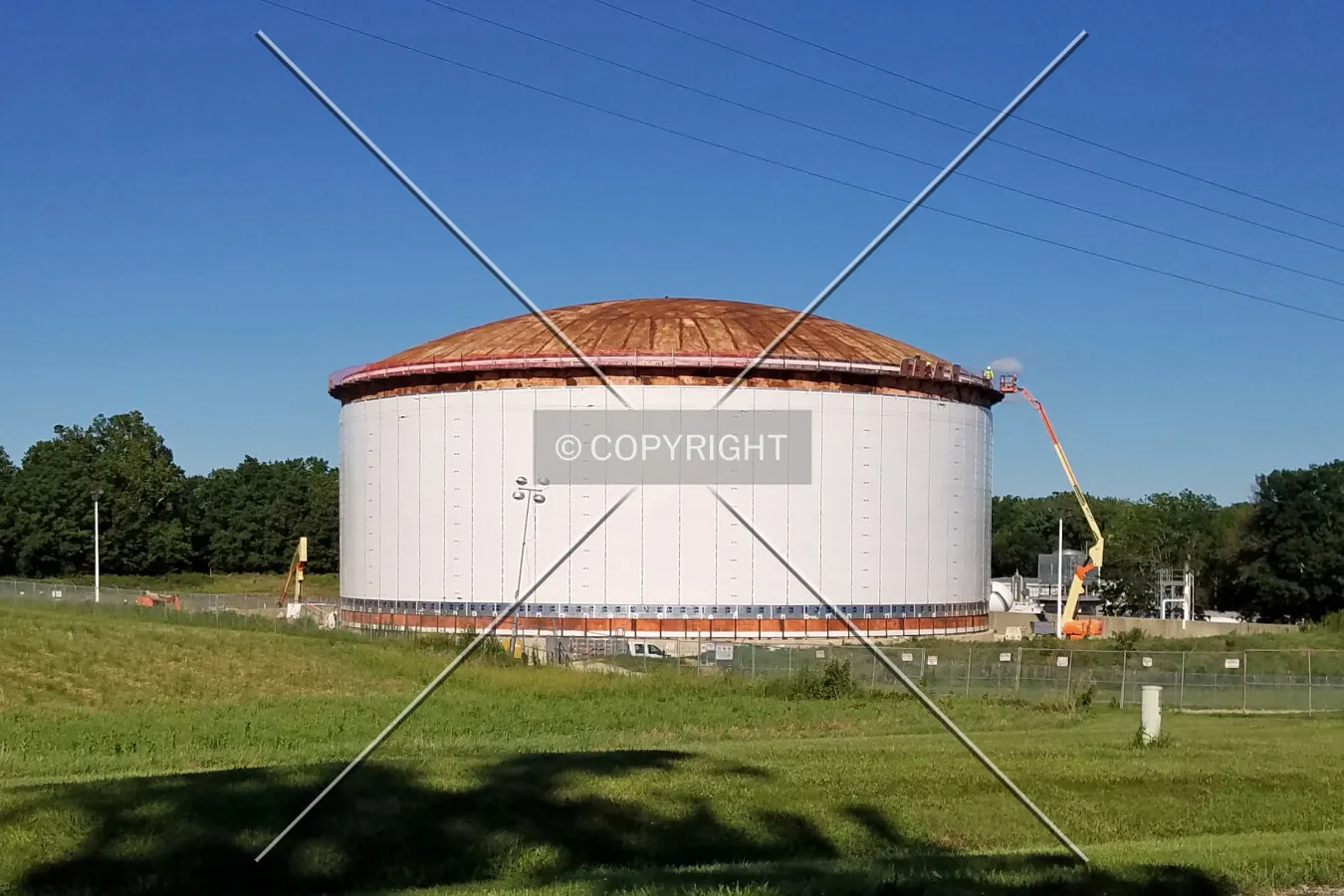 View from the west; July 29, 2017