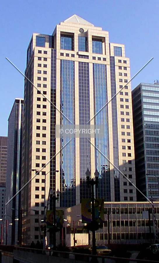 Looking east on Randolph Street