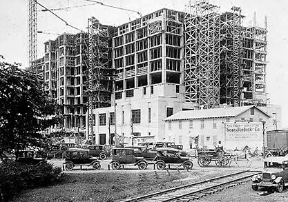 Construction view from the northeast