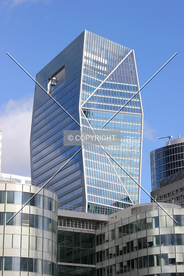Top floors viewed from the southwest.
