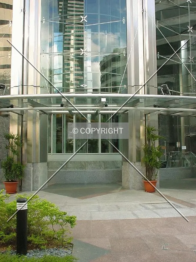 The entrance