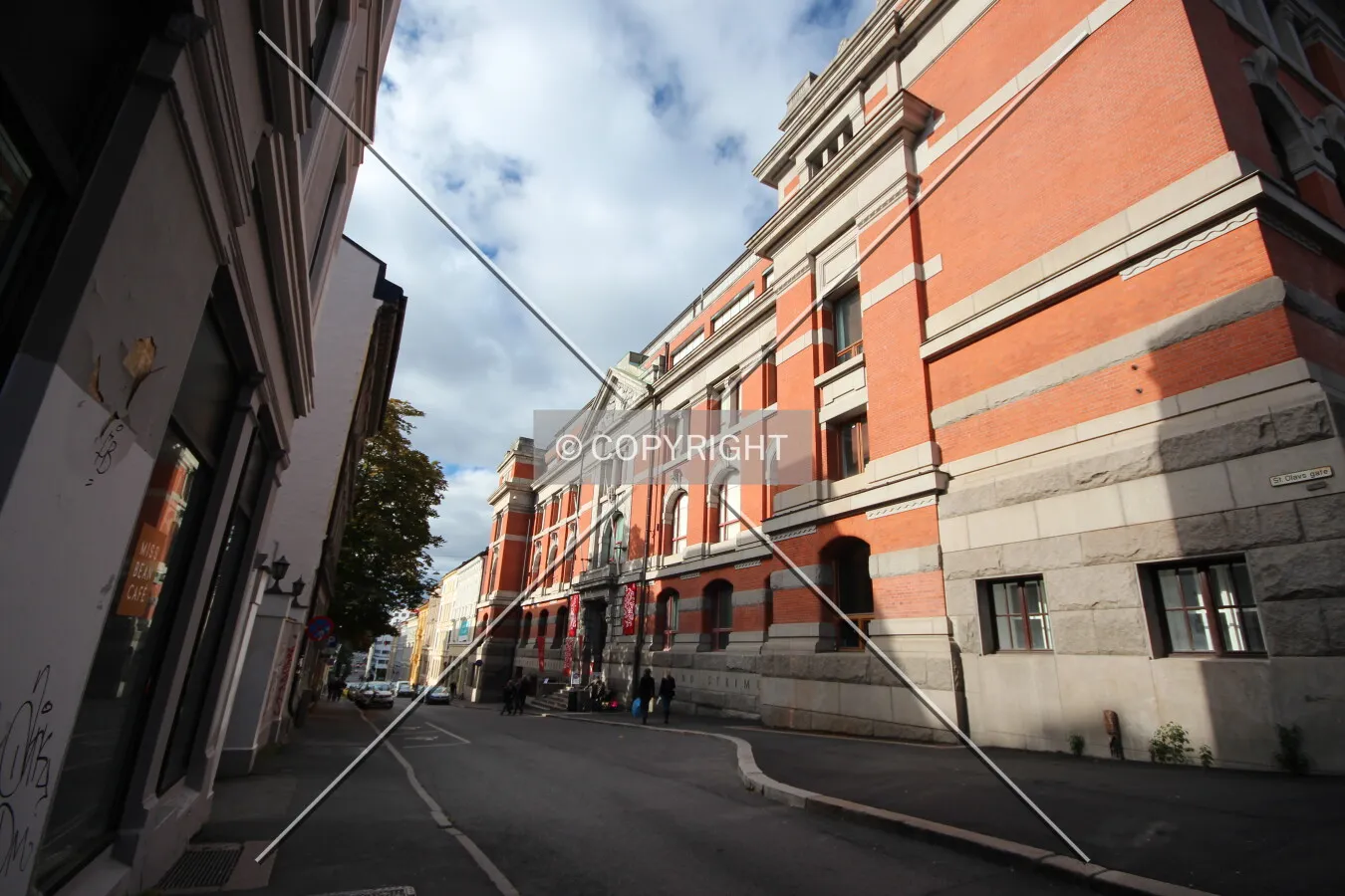 View down St. Olavs gate