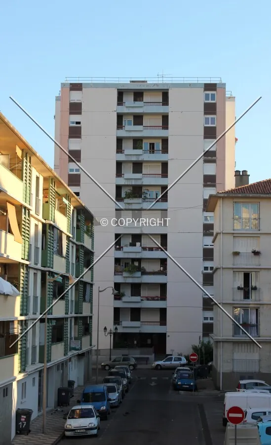 South view from Rue du Commandant Audibert.