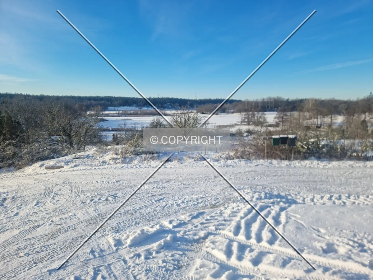 Winter landscape in Sweden