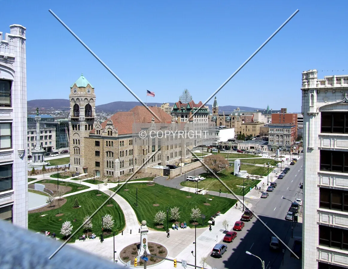 Courthouse Square from the south