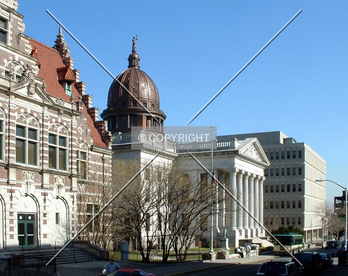 View from the northwest along Hamilton Street