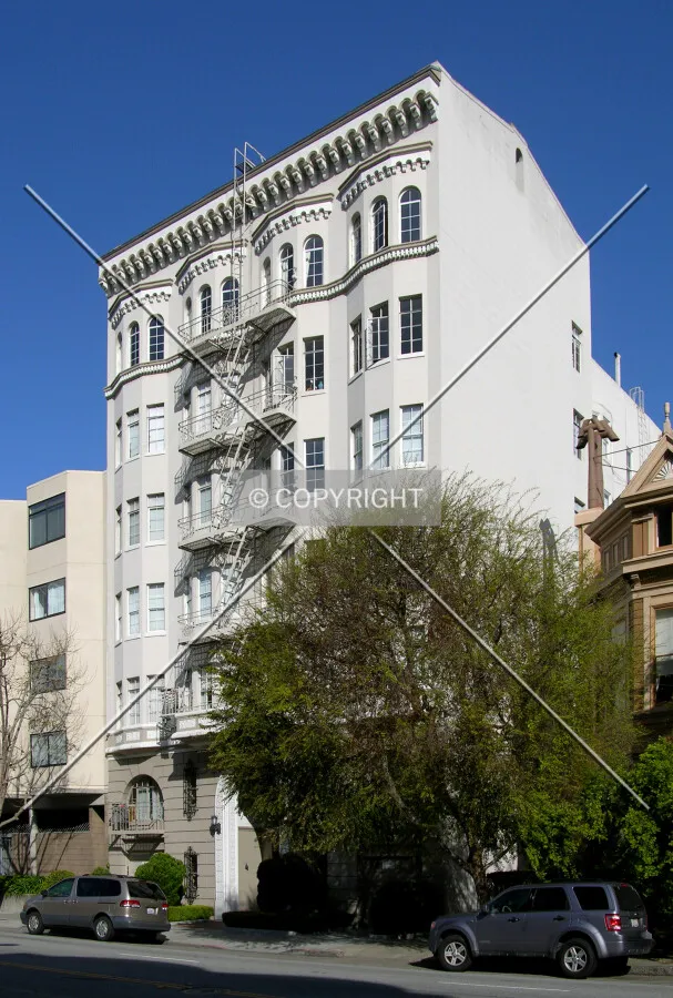 From across Broadway to the southeast