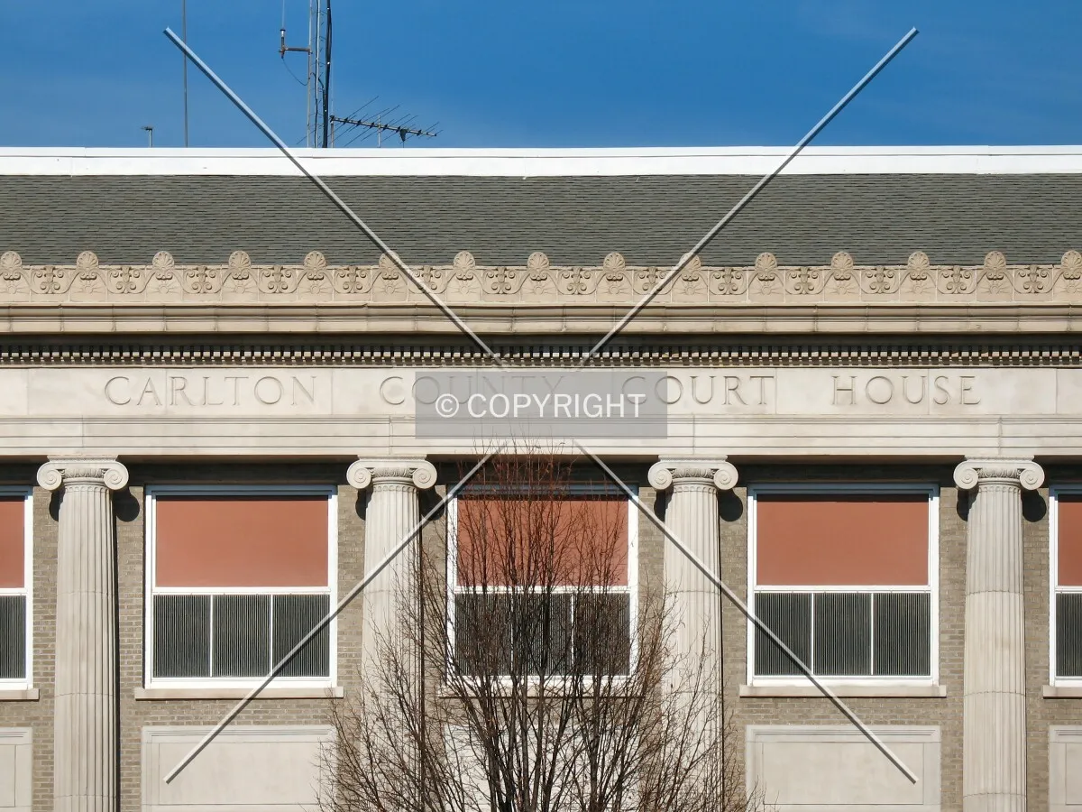 Building name atop the south facade