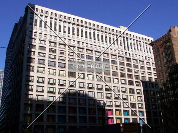 South façade from Dearborn Street