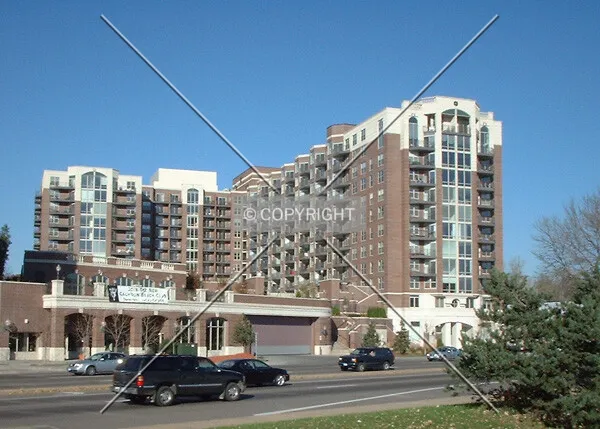 View to the northeast across Lake Street