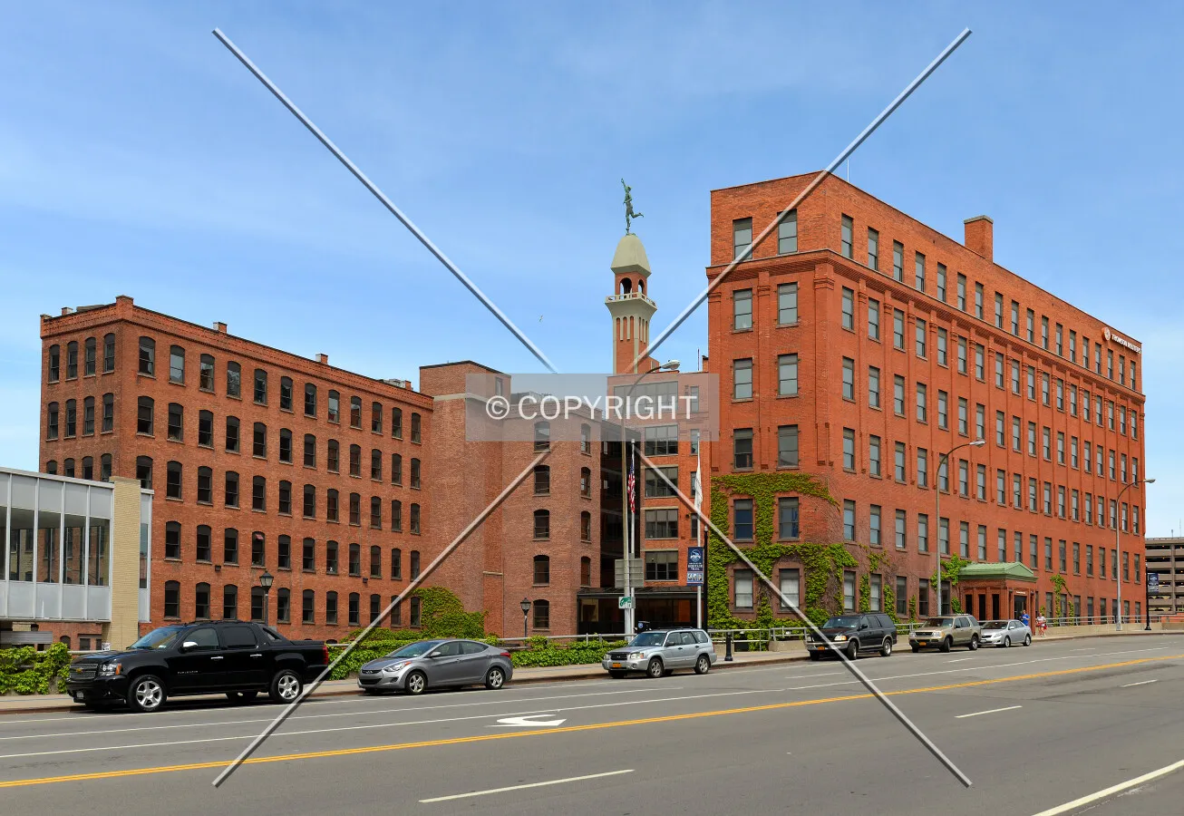 View from the southwest on Broad Street