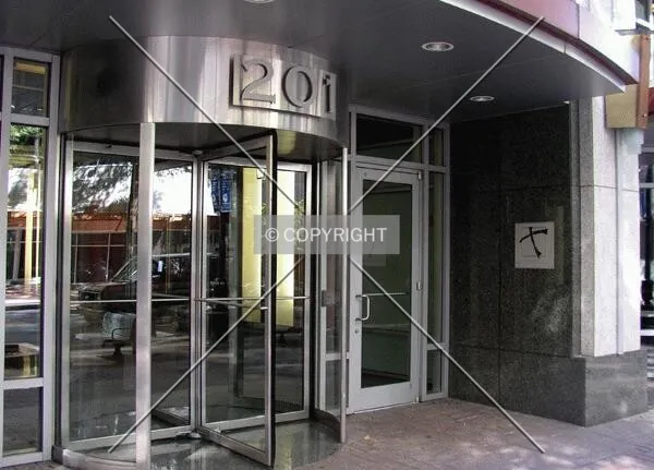 Main entrance off Tryon Street