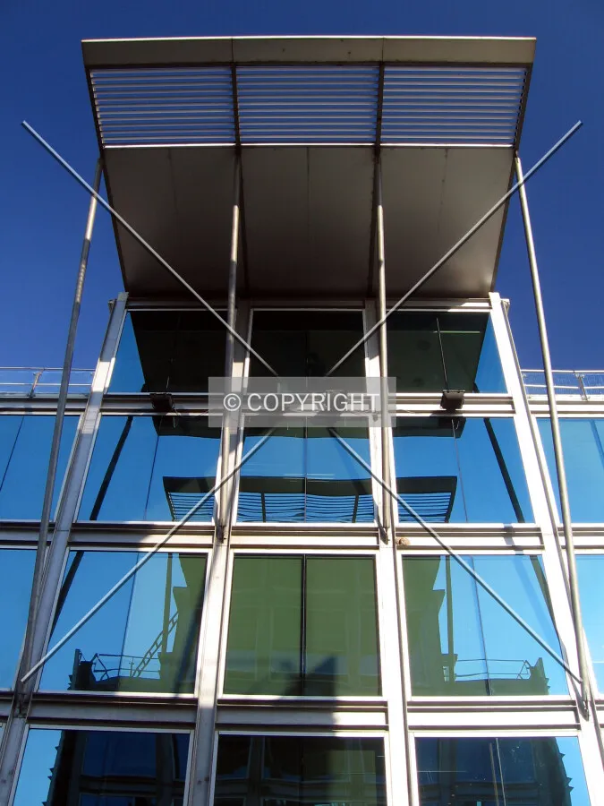 North facade looking up