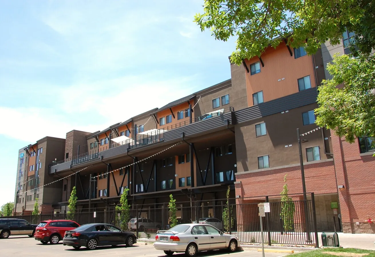 View from the northeast