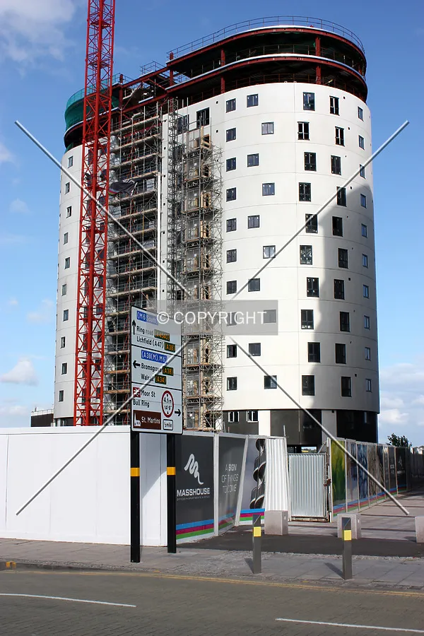 Looking east from Moor Street Queensway
