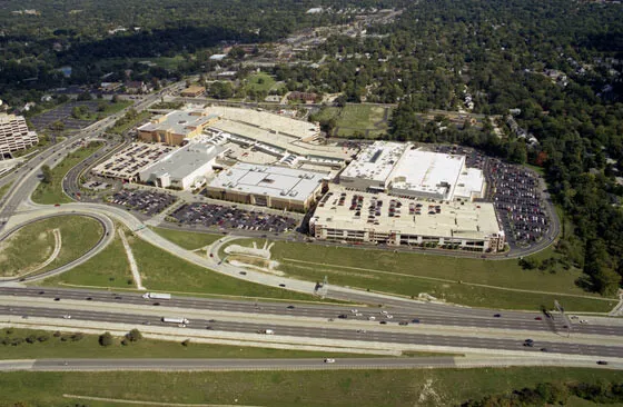 Aerial view from the west