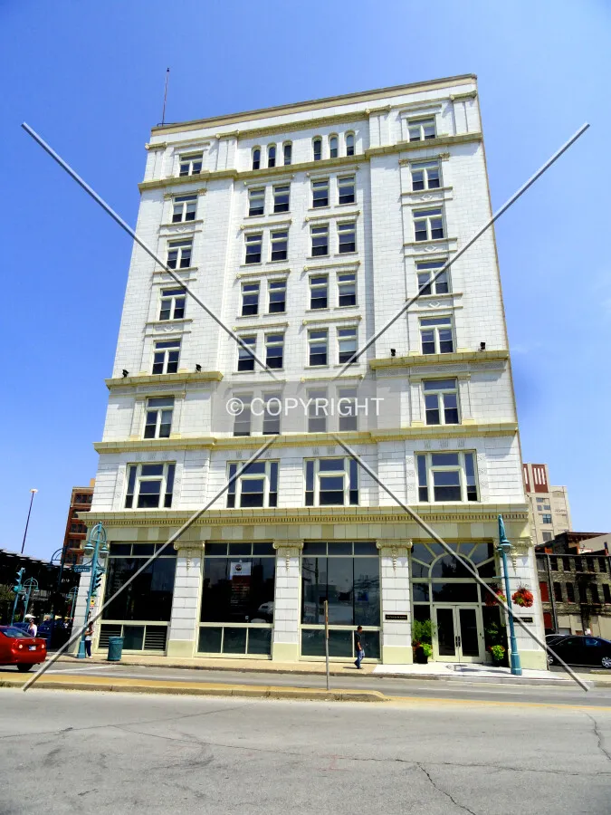From across North Water Street to the west