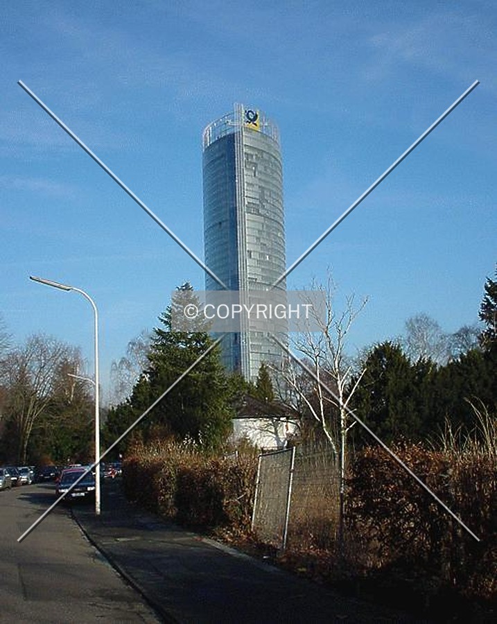 As seen from a nearby the tower