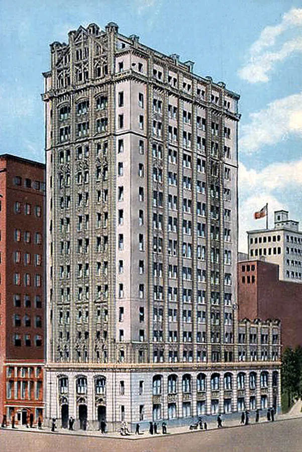 Vintage view from the northwest