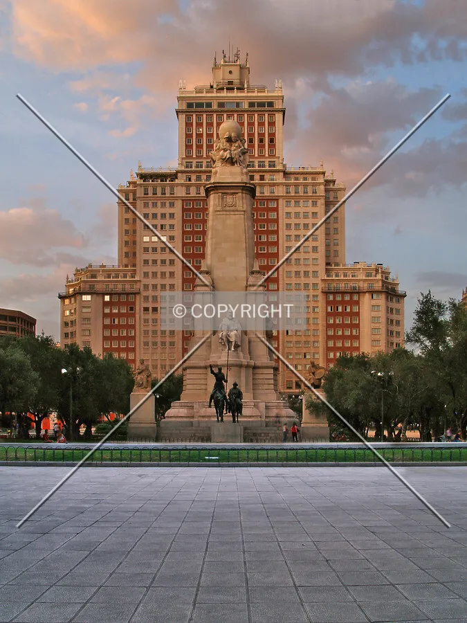 View from Plaza de España