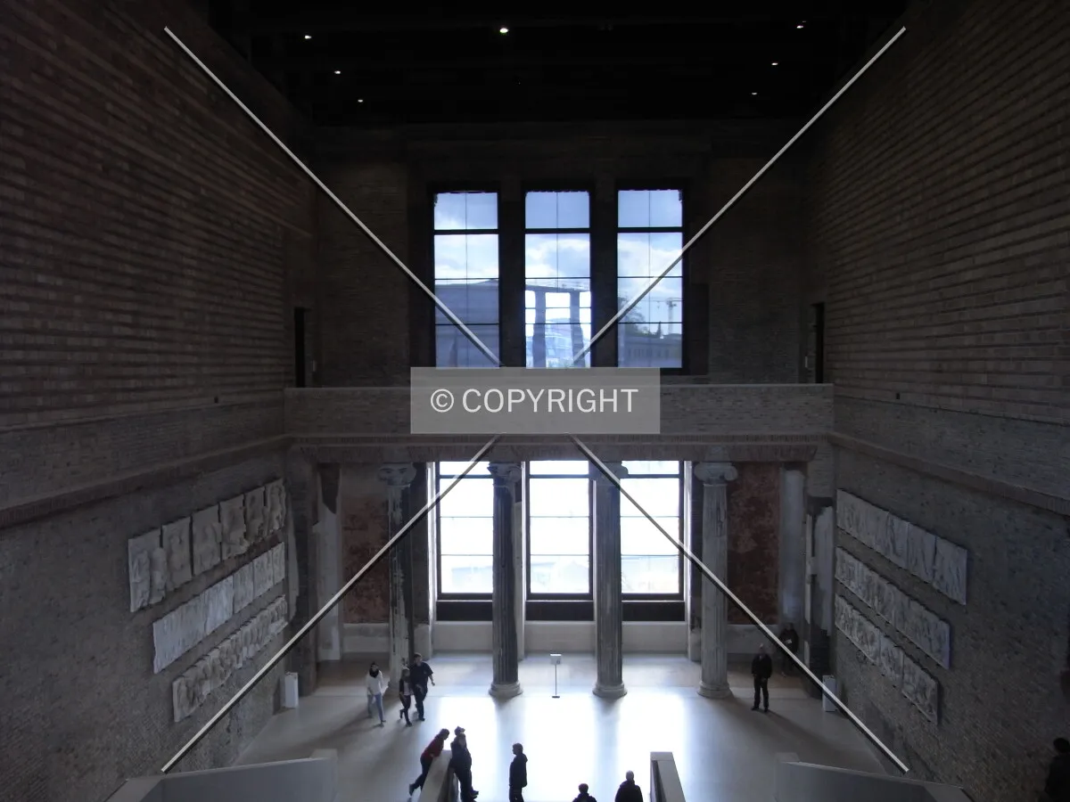 Main hall of Neues Museum Berlin